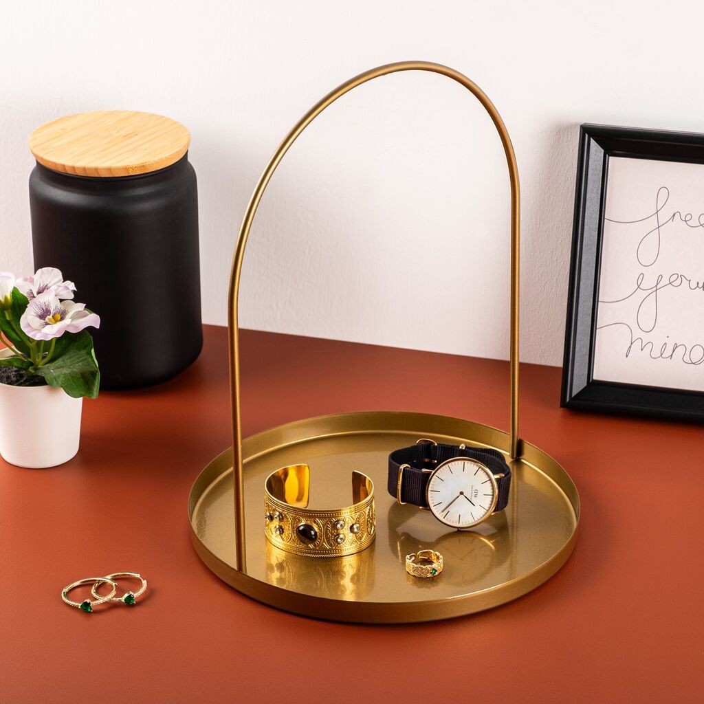 Поставка за накит Aberto Design 22,5 см, златна боја