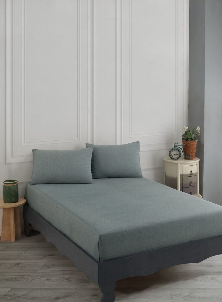 Комплет чаршафи L'essentiel Maison и 2 навлаки за перници Road Potlu, 160x200+20 см, беж