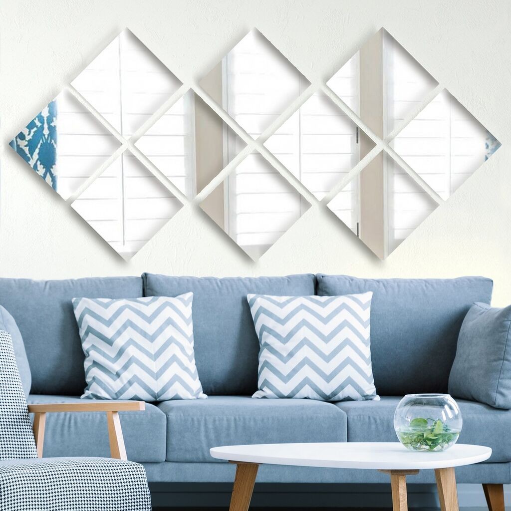 Комплет огледала за dzид SETAYNA_005, 20x20 см