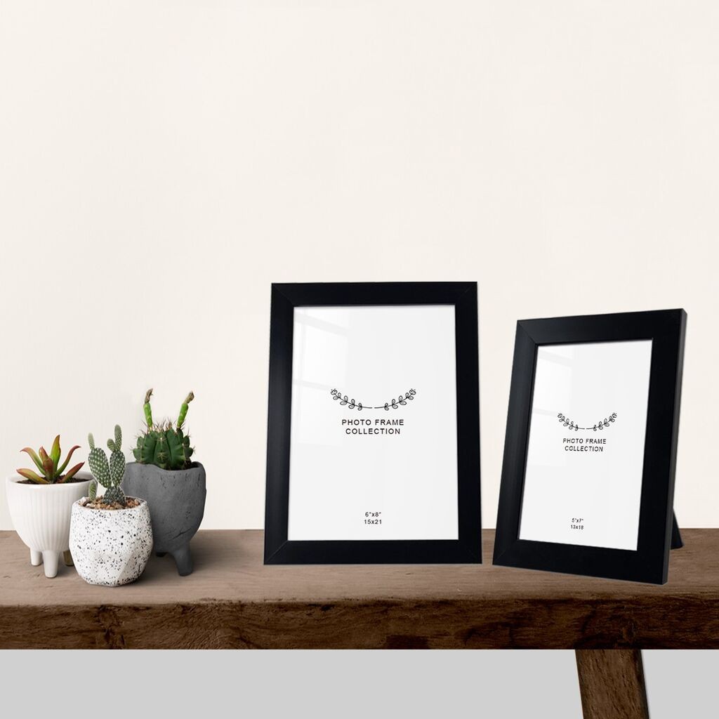 Комплет рамки за слики Aberto Design 2SFC1018_1318-1521, 13x18cm, 15x21cm, 2 парчиња, црна