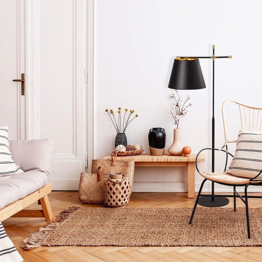 Подна ламба Opviq Assos-N-715-US, 120 см, 50 см, E27, црна