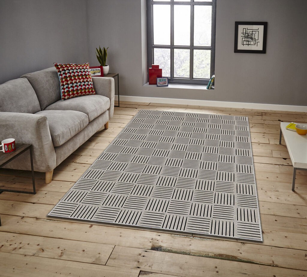 Conceptum Hypnose Carpet Asr Crpt-52, правоаголен, 80x140 cm, сив