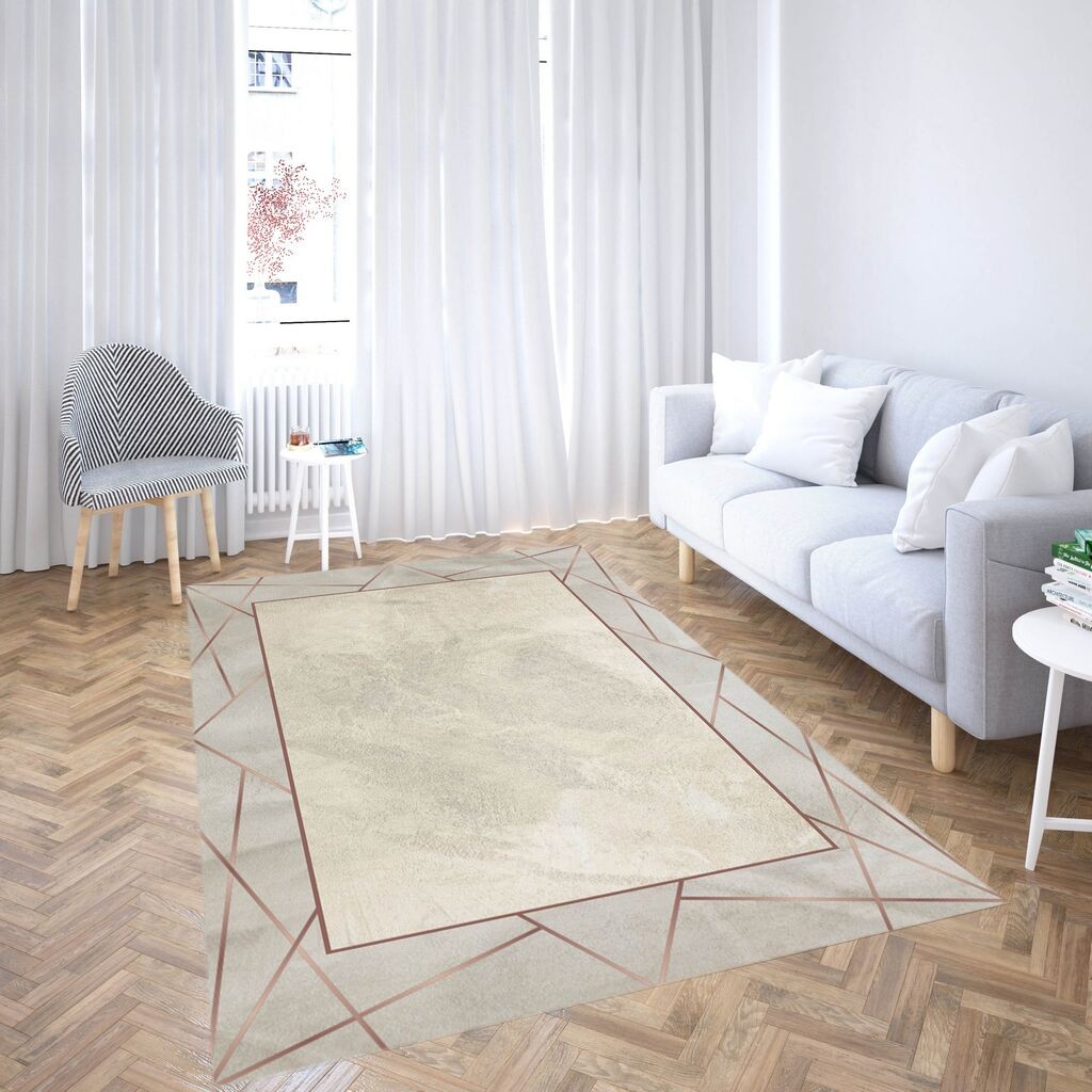 Conceptum Hypnose тепих CG_44, правоаголен, 80x140 cm, крем-сив