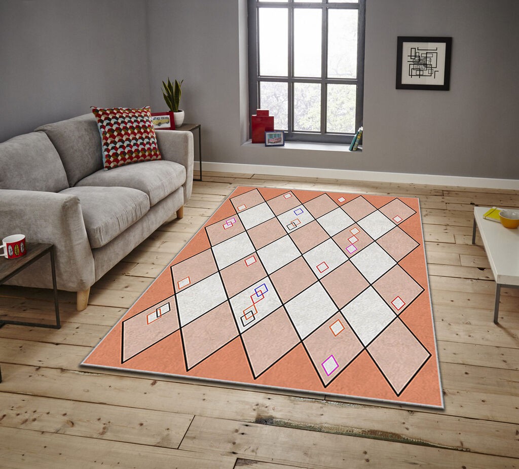 Conceptum Hypnose Carpet Asr Crpt-63, правоаголен, 80x140 cm, Шарена