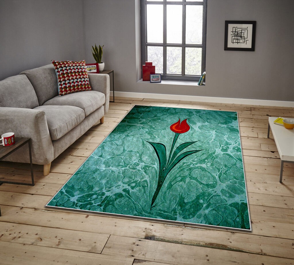 Conceptum Hypnose Carpet Asr Crpt-29, правоаголен, 80x140 cm, зелен