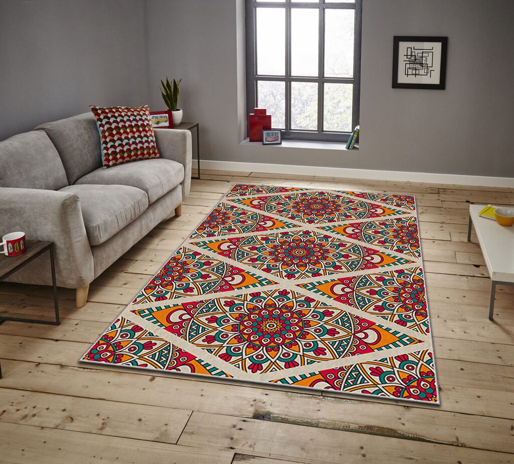 Conceptum Hypnose Carpet Asr Crpt-117, правоаголен, 80x140 cm, Шарена