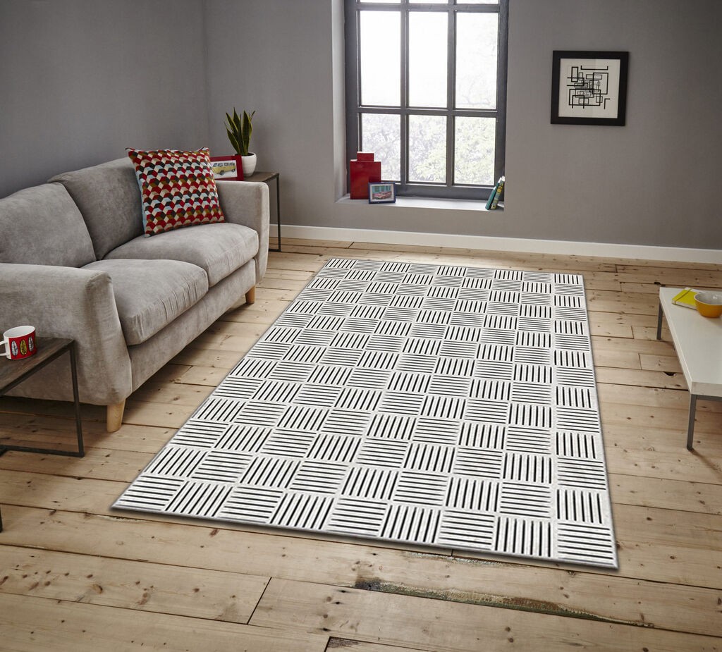 Conceptum Hypnose Carpet Asr Crpt-54, правоаголен, 80x140 cm, светло сива