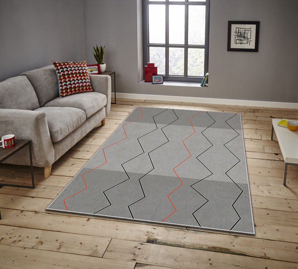 Conceptum Hypnose Carpet Asr Crpt-64, правоаголен, 140x220 cm, сив