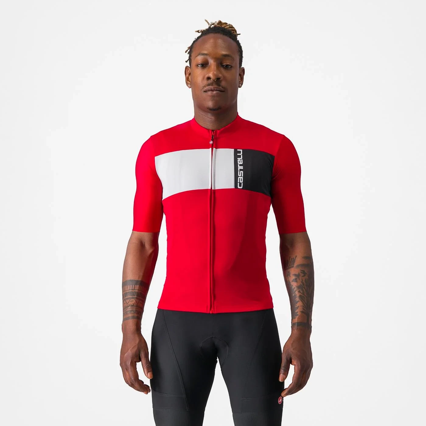 CASTELLI Prologo 7 Велосипедски дрес Size L Црвена