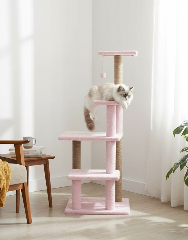 Гребалка за мачки „Шепи и мустаќи" од Alessi, розова