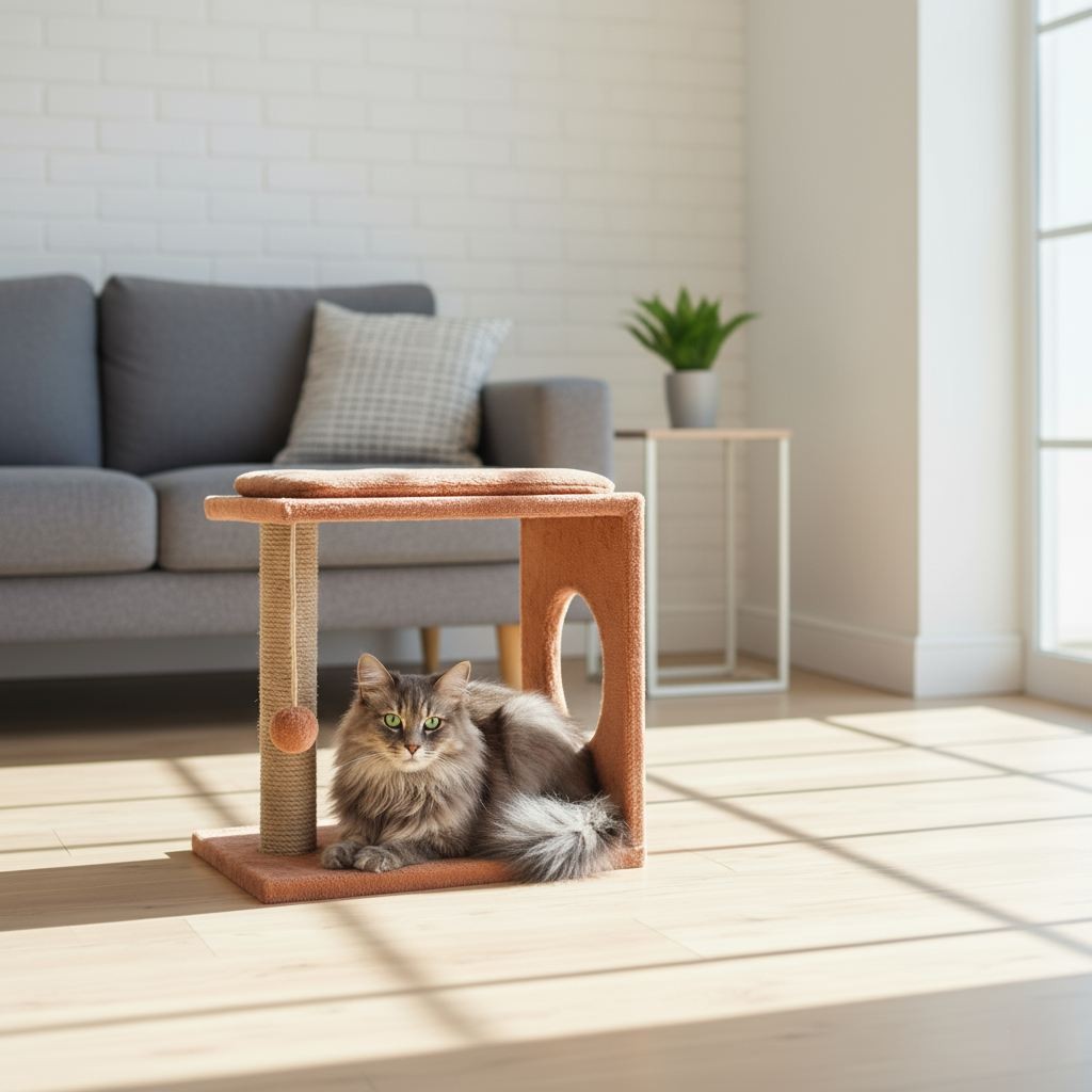 Гребелка за мачки „Шепи и мустаќи" Орла, кафеава