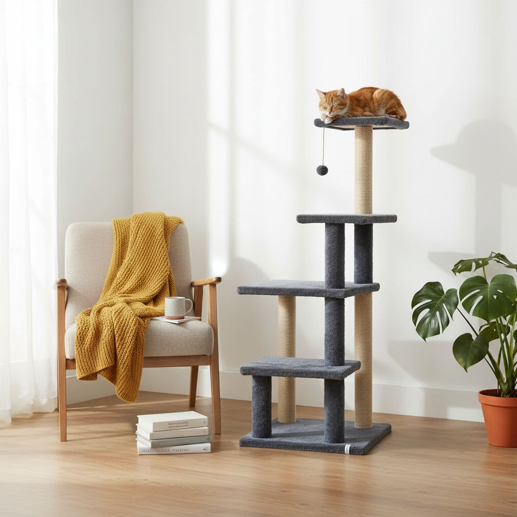 Гребалка за мачки „Шепи и мустаќи" од Алеси, антрацит