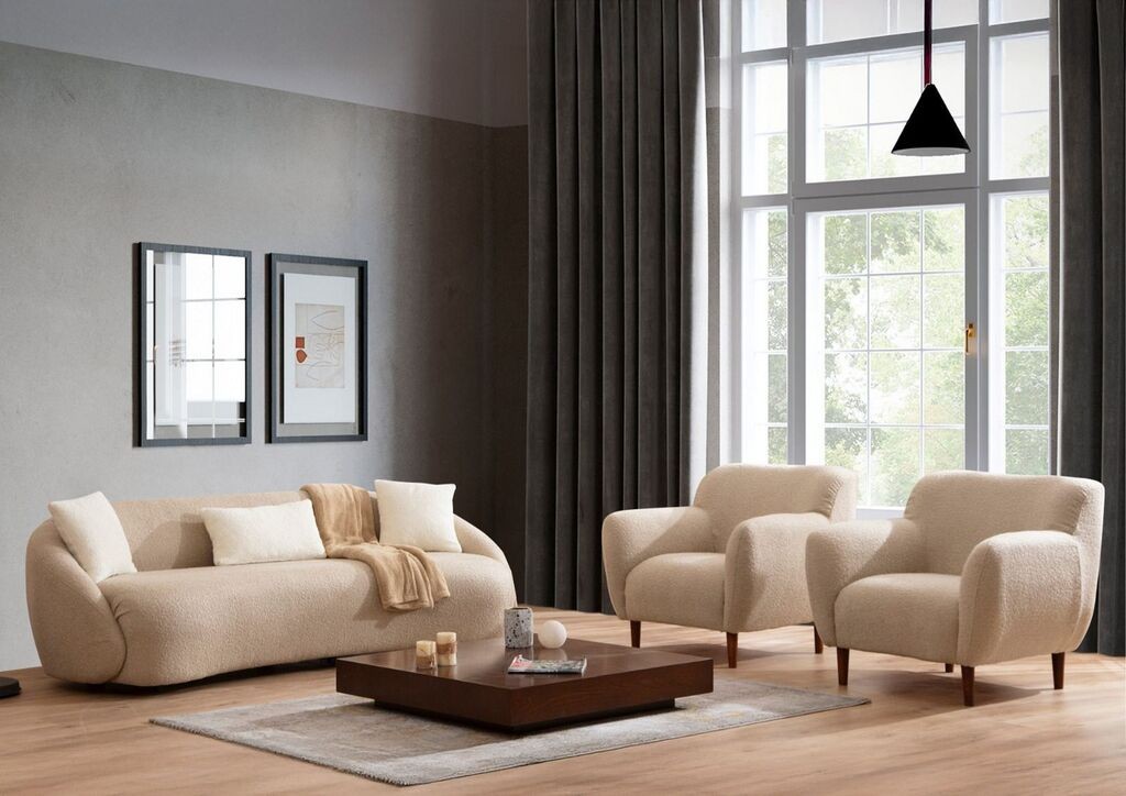 Atelier del Sofa Trosed Napoli 3, 230x94x73cm, крем