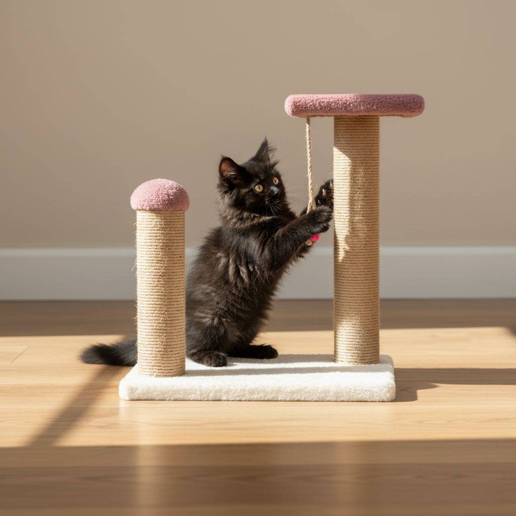 Гребалка за мачки „Шепи и мустаќи" Елза, валкана розова