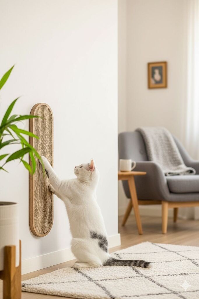 Гребалка за шепи и мустаќи за мачки Алберо, беж