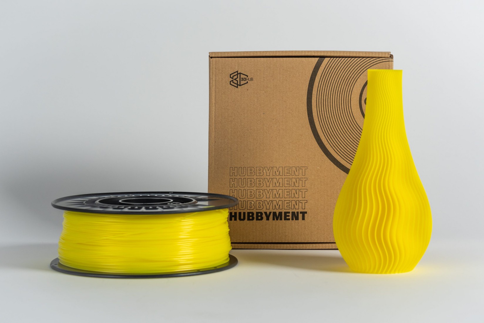 HUBBYMENT PLA Филамент Жолта