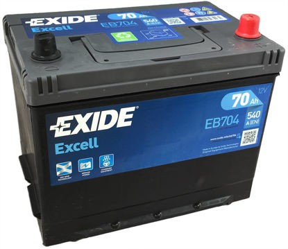 EXIDE Акумулатор 70 excel  Ah D+