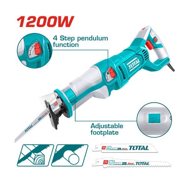 TOTAL Двоодна пила 1200W  TS1001201 246348