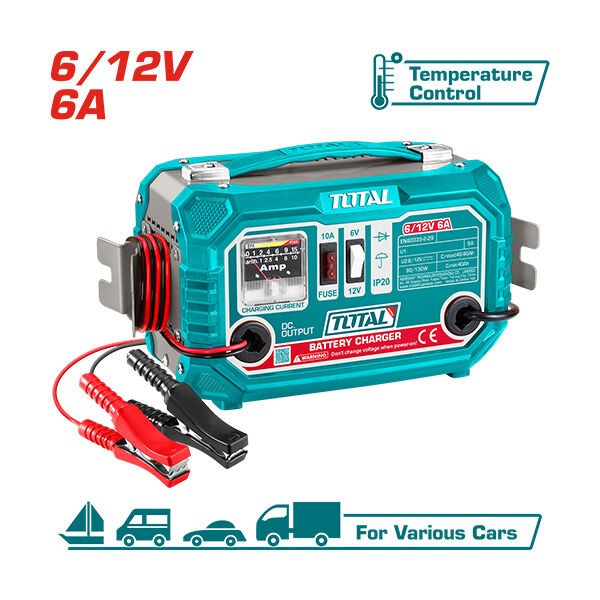 TOTAL Полнач за акумулатори 6A TBC1501 245104
