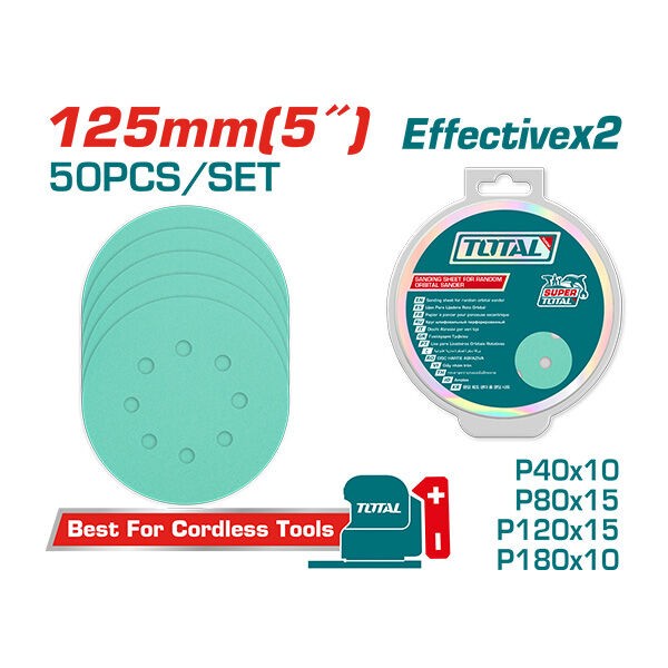 TOTAL Шмиргли Сет Универзални 50/1 - Tac125050 237527