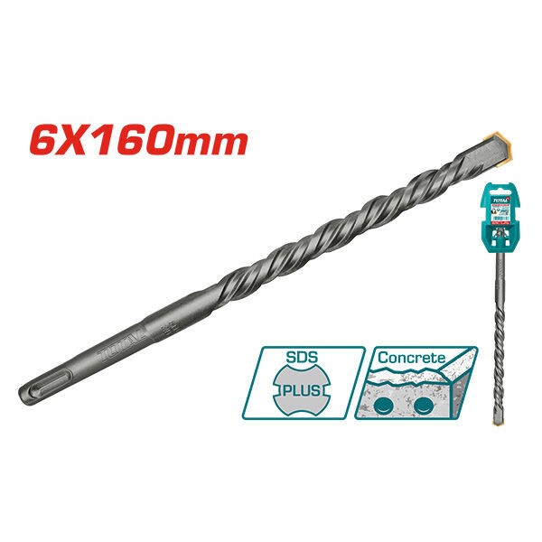 TOTAL Бургија Sds+ 6×160 Mm Tac310602 226574