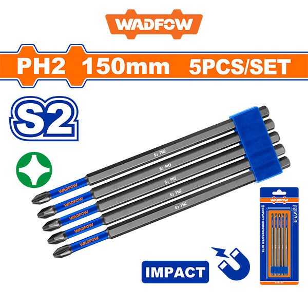 WADFOW Битови сет долги 5/1 PH2×150 - WSV4KPH2 242378