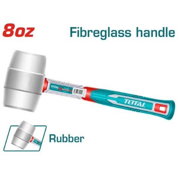 TOTAL Чекан Гумен Бел Про 450Gr - Thruh6916 235005