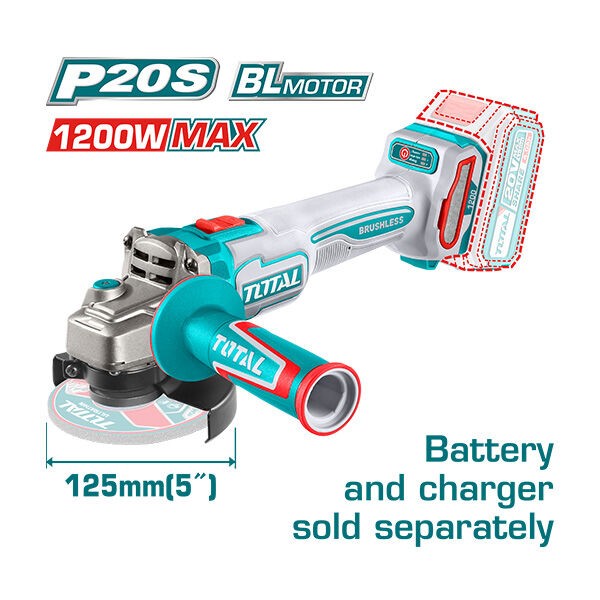 TOTAL Брусилка 20V без батерија 1200W BL  TAGLI221253 246341