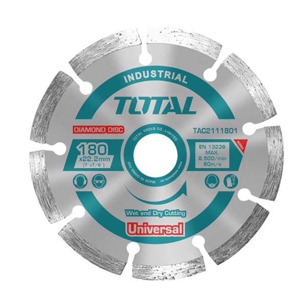 TOTAL Диjамантски диск 180 Бетон Tac2111801 230736