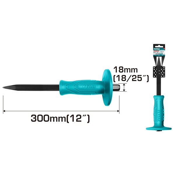 TOTAL Длето Рачно 300Мм (+) Tht4221226 230423