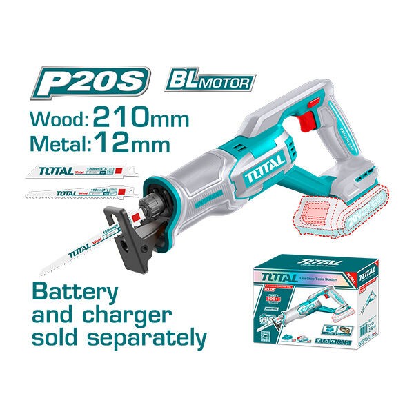 TOTAL Двоодна пила 20V без батерија. TRSLI2108 246083