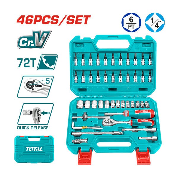 TOTAL Крцкалка Set 46/1 1/4 Tht141462 245057