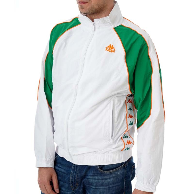 Kappa машка јакна 222 BANDA NUCIO, бела