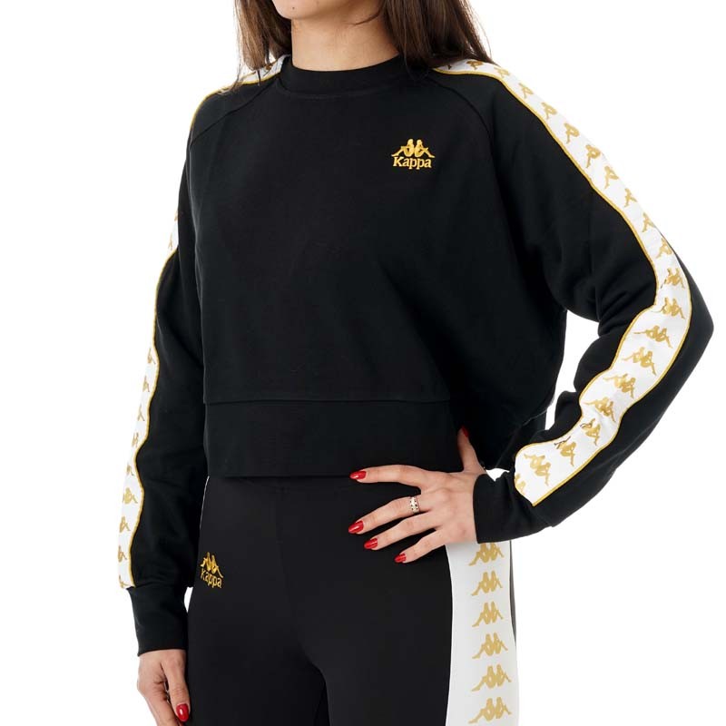 Женски дуксер Kappa 222 BANDA MARBELLA, црна