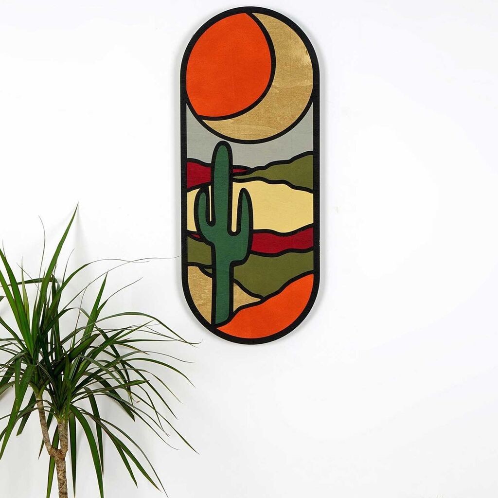 Wallity декорација за dzид ART059, 53x22x2 см, шарена