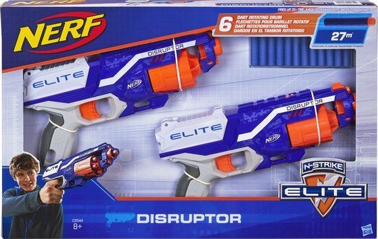 Nerf Сет од 2 пиштоли N-Strike Elite Disruptor 2-Pack