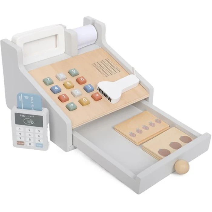 Atan Wooden Детска дрвена каса cash register
