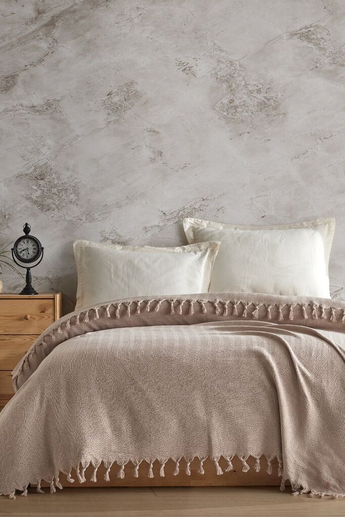 L'essentiel Maison двоен прекривка Берлино, 200x220cm, беж