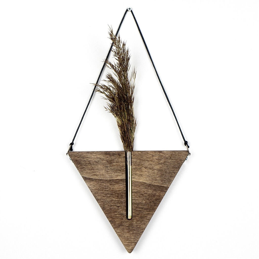 Wallity декорација за dzид MEH167, 17x2x15 см, кафеава боја