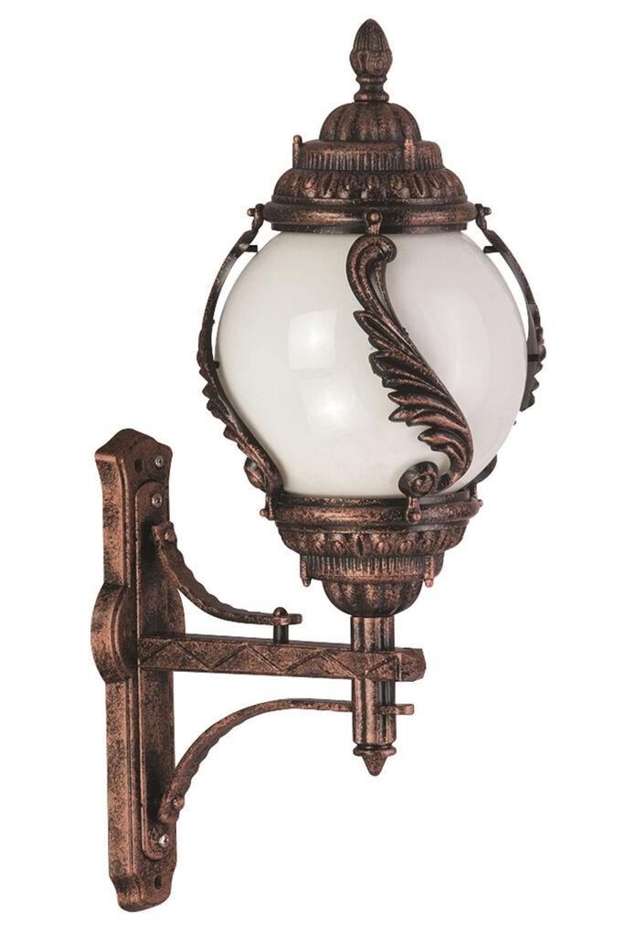 Opviq Надворешна dzидна светилка BAP-68182-BKR, 65 см, IP65, E27, 40W, Кафеава