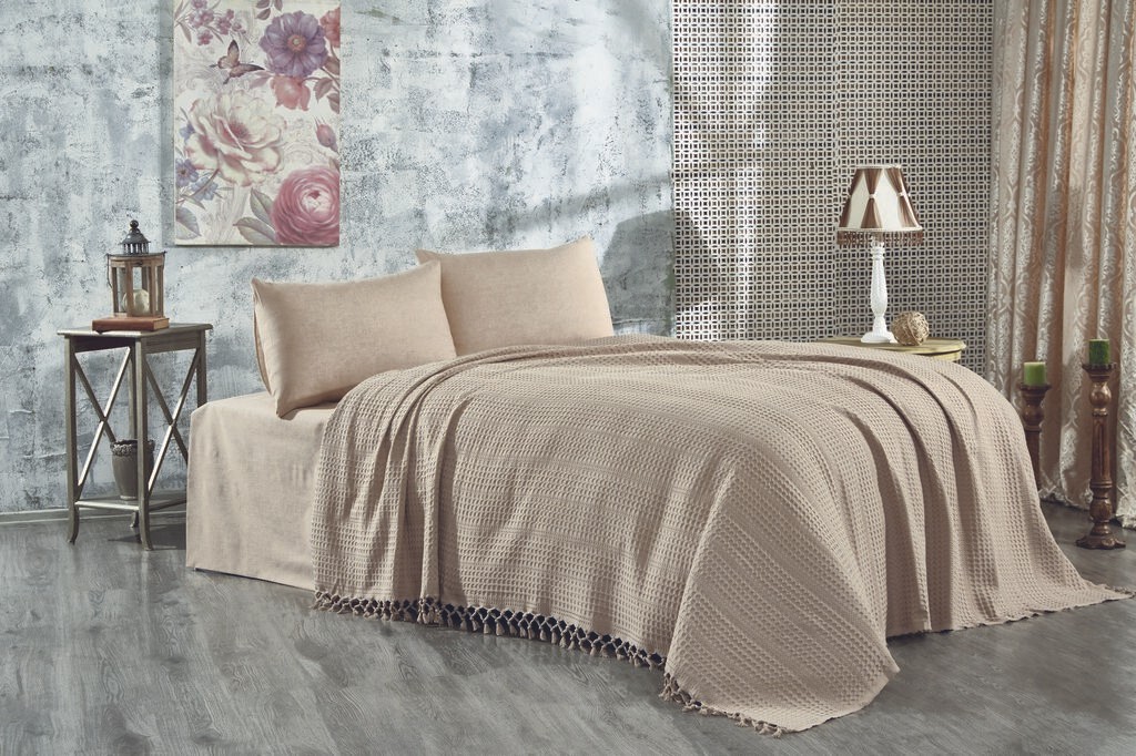 Двојно ќебе L'essentiel Maison Lotus, 220x240cm, Teget