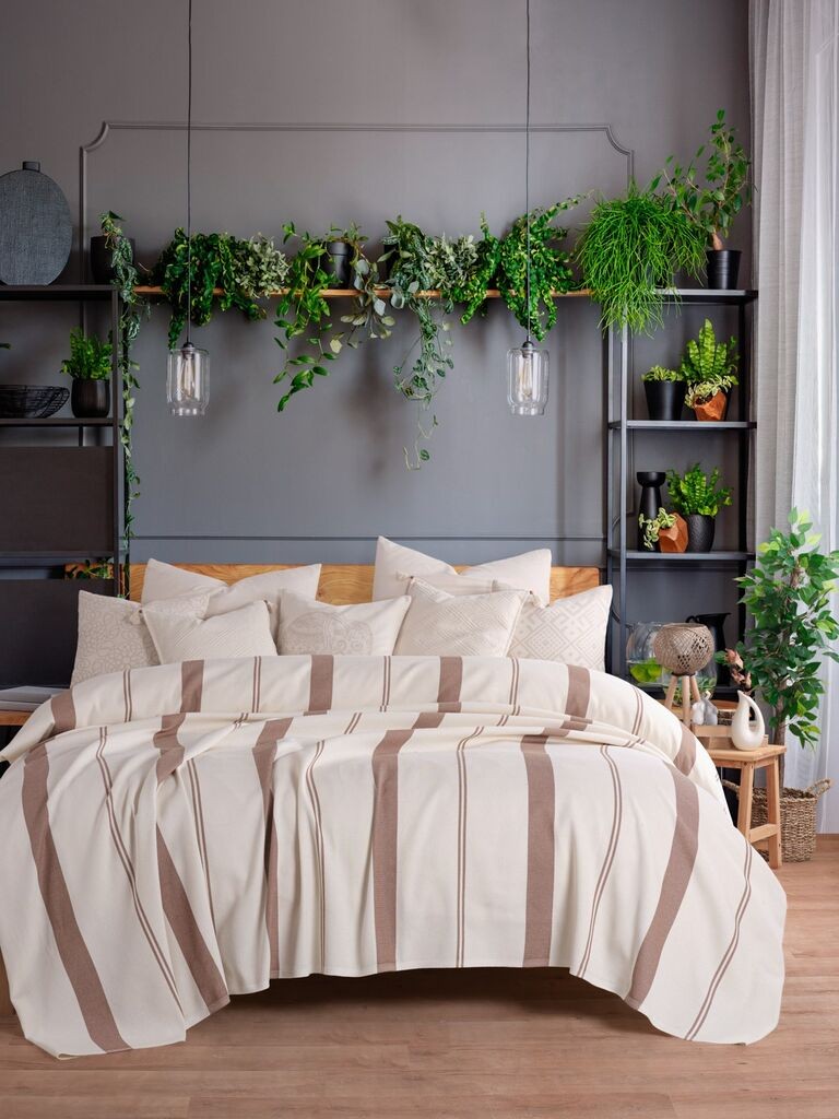 L'essentiel Maison двоен прекривка Лисабон, 200x230cm, беж