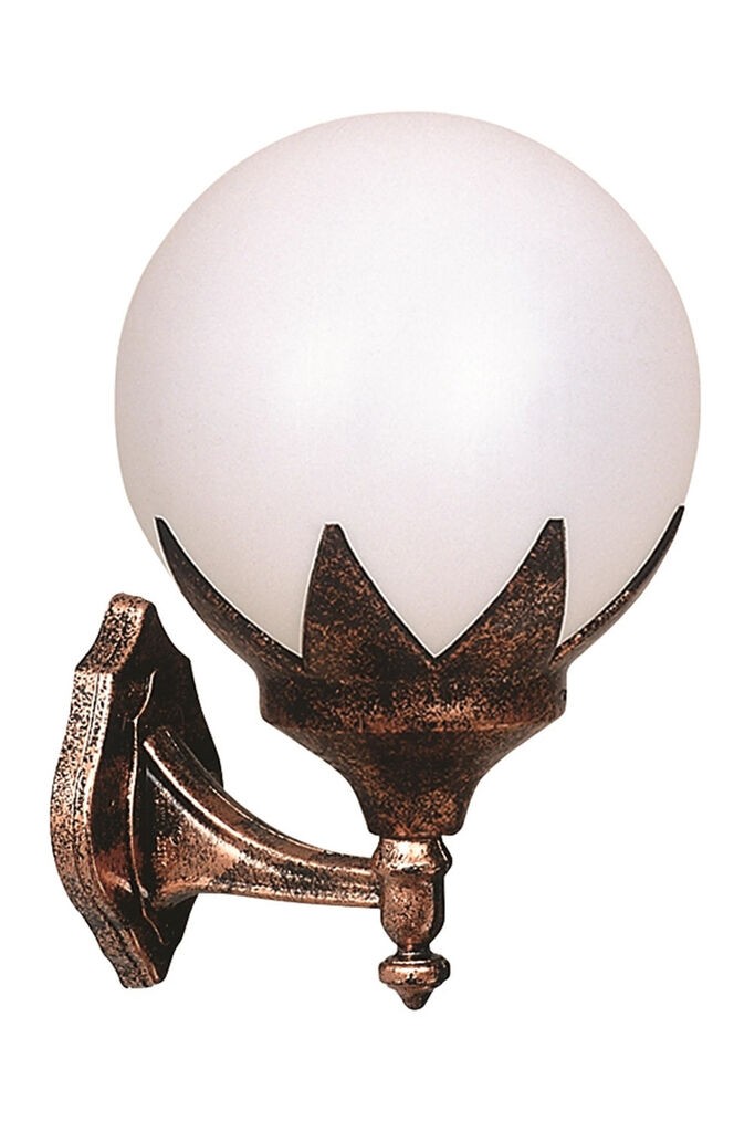 Opviq Надворешна dzидна светилка BAP-68209-BKR, 38 см, E27, 40W, IP65, Кафеава