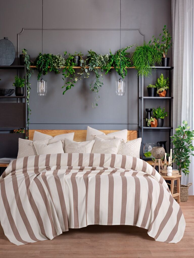 L'essentiel Maison двоен прекривка Порто, 200x230cm, сива