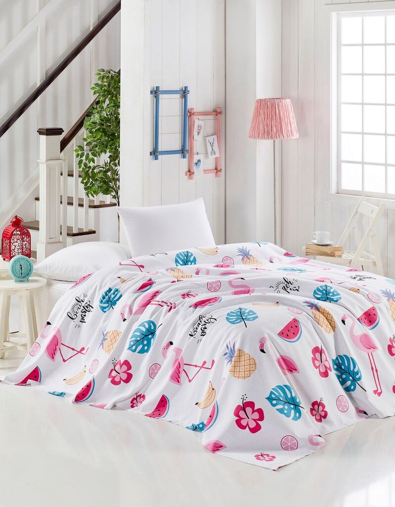 Двојна прекривка L'essentiel Maison Kokteyl, 200x235cm, Шарена