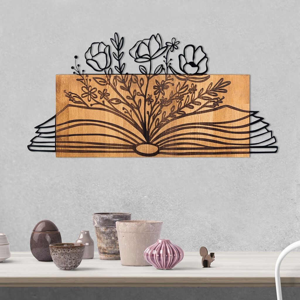 Wallity декорација за dzид Култура, 74x37 см, кафеава