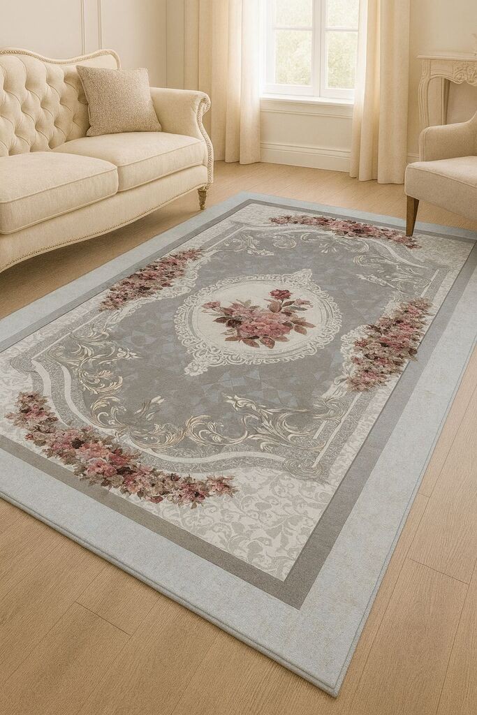 Conceptum Hypnose тепих HM-CRP25-23, правоаголен, 160x230 cm, сиво-кафеав