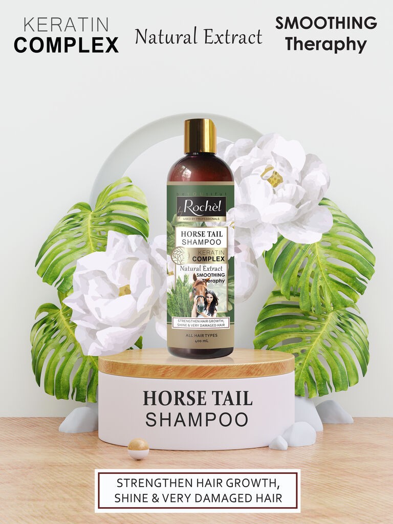 Rochel Horse Tail Shampoo 400ml - Природен Кератински Екстракт