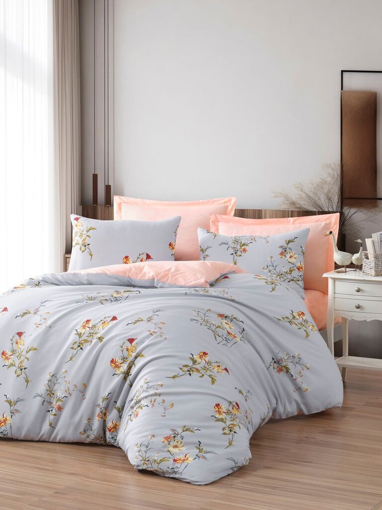 Комплет постелнина L'essentiel Maison Double Vintage, 200x220 cm, сино-портокалова