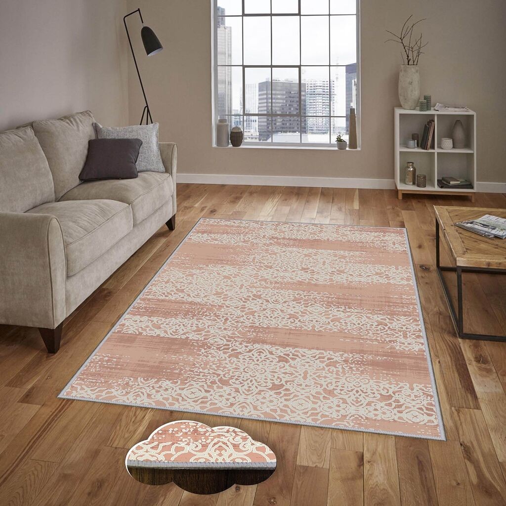 Conceptum Hypnose тепих Eexfab1131, правоаголен, 80x120 cm, крем-розов